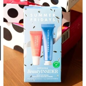 Summer Fridays Pink and Blue Skincare Set